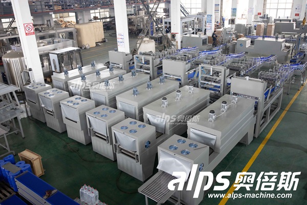 Complete drinks production line in beverage machinery factory Complete drinks production line in beverage machinery factory