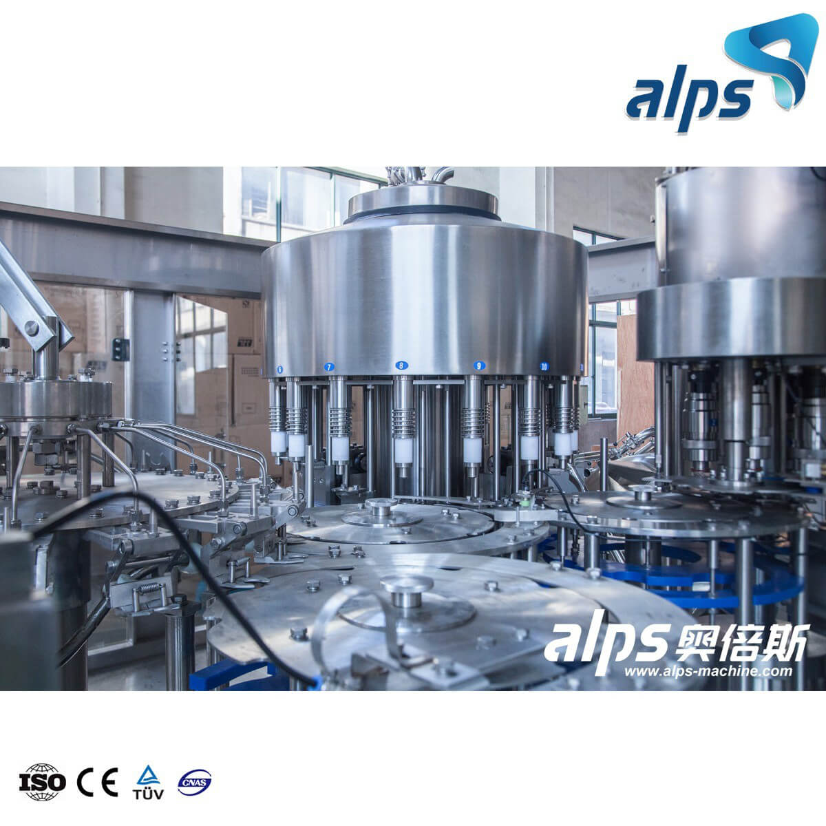 เครื่องบรรจุน้ำแร่แบบอัตโนมัติ 2000 ขวดต่อชั่วโมง (รุ่น: CGF8-8-3)