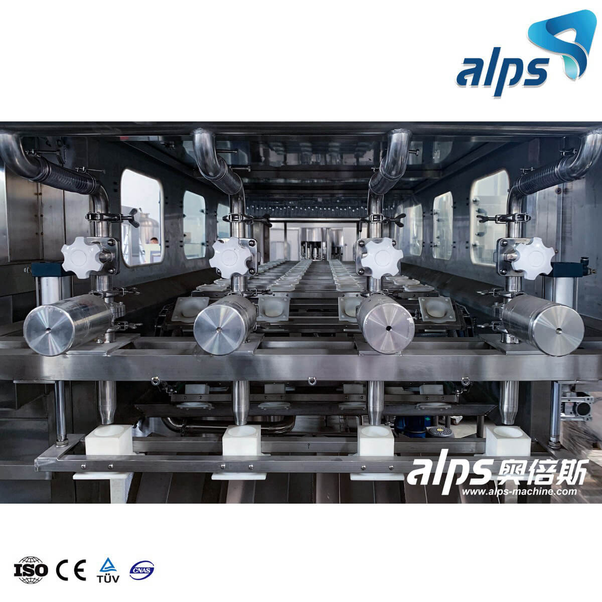 600BPH स्वचालित 5 गैलन बाल्टी भरने की मशीन (मॉडल: QGF-600)