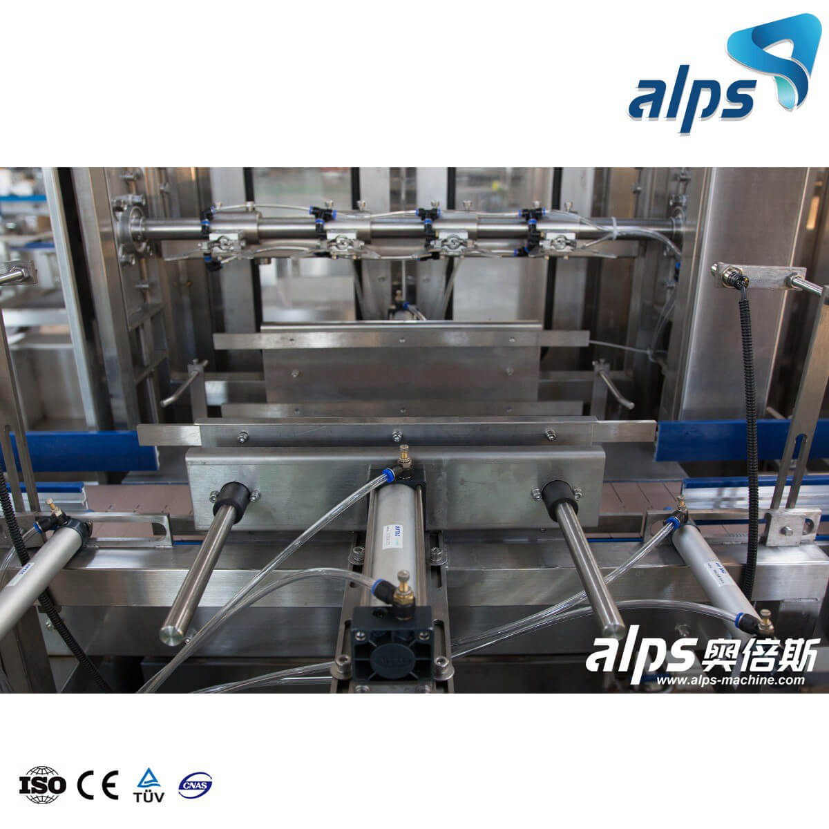 เครื่องบรรจุน้ำดื่มอัตโนมัติแบบเส้นตรง ขนาด 5 ลิตร / 10 ลิตร 3 in 1