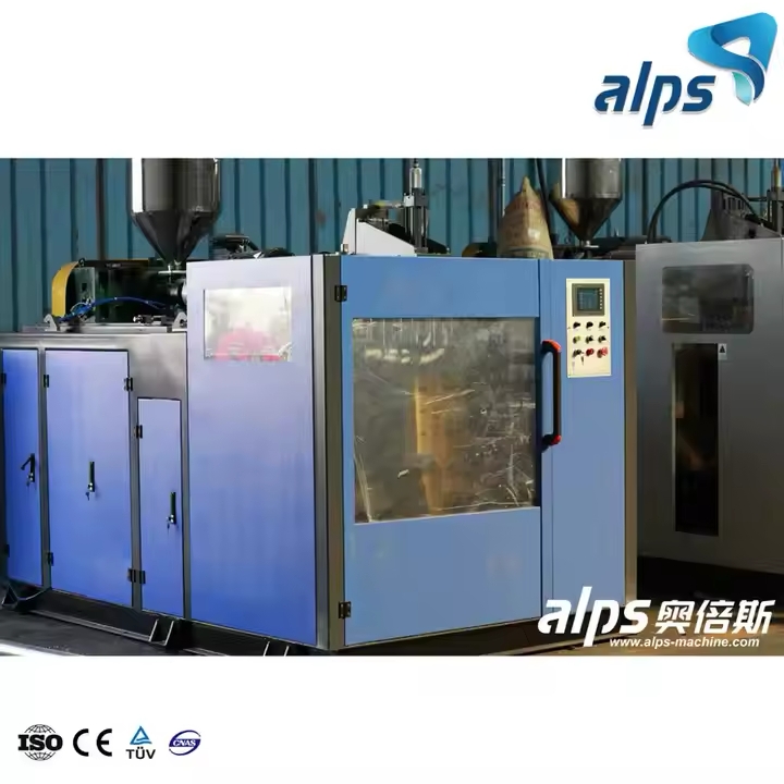 เครื่องเป่าขึ้นรูปขวดน้ำ PET แบบกึ่งอัตโนมัติ ขนาด 0.2-2 ลิตร