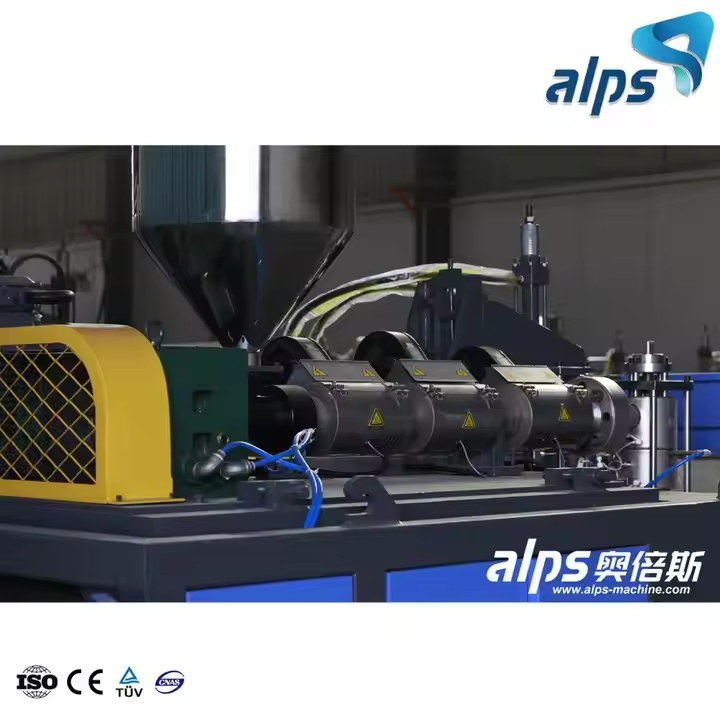 เครื่องเป่าขึ้นรูปขวดน้ำ PET แบบกึ่งอัตโนมัติ ขนาด 0.2-2 ลิตร